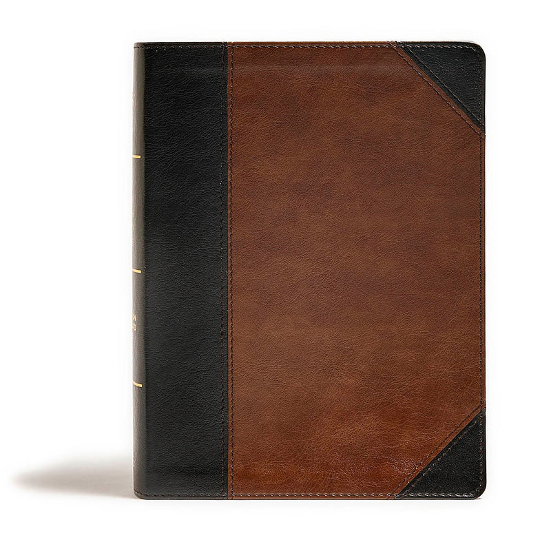 CSB Tony Evans Study Bible-Black/Brown LeatherTouch