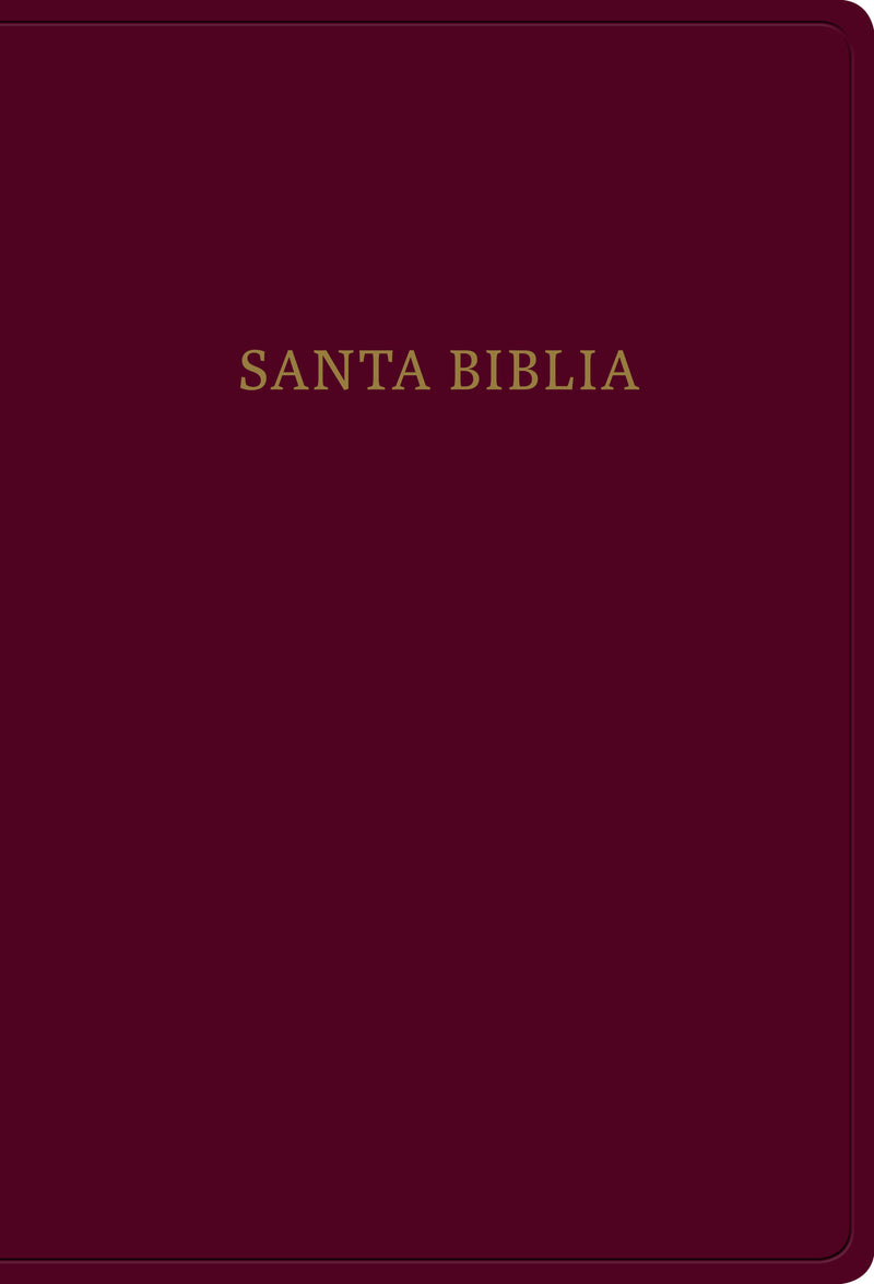 Span-RVR 1960 Super Giant Print Reference Bible (Biblia Letra Super Gigante Con Referencias)-Burgundy Imitation Leather