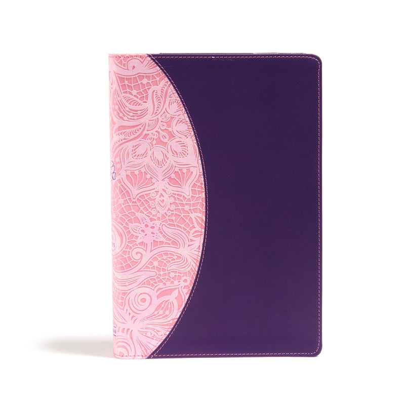 KJV One Big Story Bible-Pink/Purple LeatherTouch