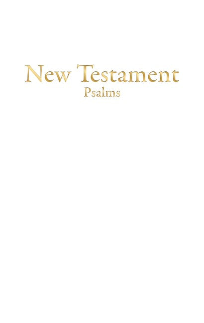 KJV Economy New Testament w/Psalms-White Imitation Leather