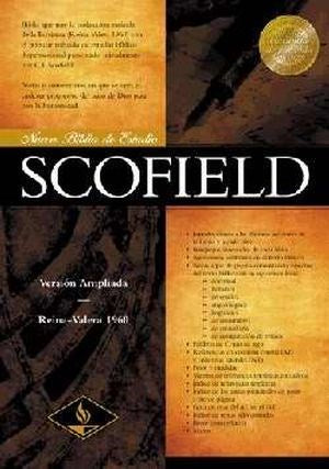 Span-RVR 1960 New Scofield Study Bible (Nueva Biblia de Estudio Scofield)-Black Bonded Leather Indexed