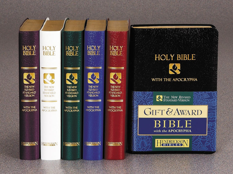 NRSV Gift And Award Bible With Apocrypha-Blue Imitation Leather