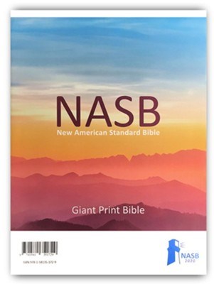 NASB 2020 Giant Print Text Bible-Blue Leathertex (