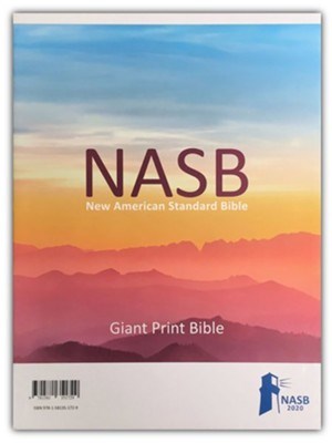 NASB 2020 Giant Print Text Bible-Blue Leathertex Indexed (