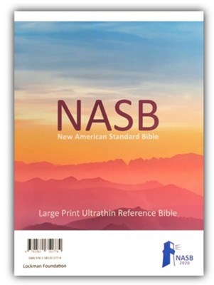 NASB 2020 Large Print Ultrathin Reference Bible-Blue Leathertex (