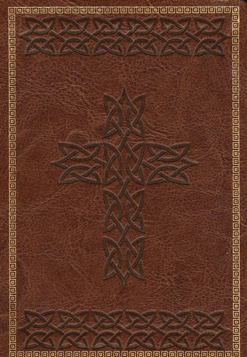 Compact LP Bible - Cross - Brown