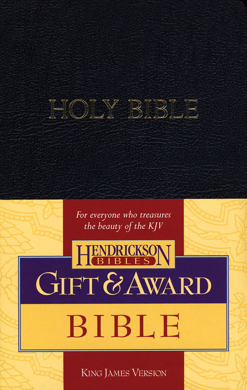 KJV Gift And Award Bible-Black Flexisoft