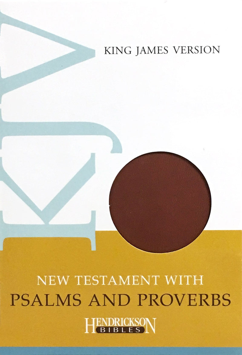 KJV New Testament With Psalms & Proverbs-Espresso Flexisoft