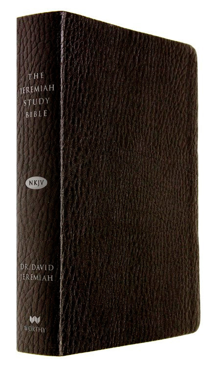 NKJV Jeremiah Study Bible-Black Leatherluxe Indexed 