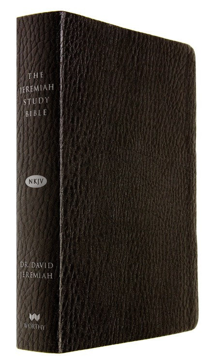 NKJV Jeremiah Study Bible-Black Leatherluxe 