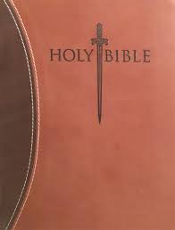 KJV thinline bible large print dark brow