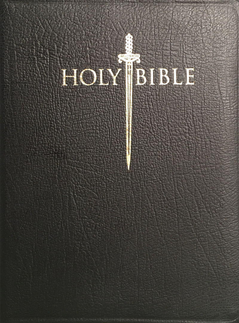 KJV Sword Study Bible/Personal Size Large Print-Black Genuine Leather Indexed (Publisher Indefinitely Out of Stock)