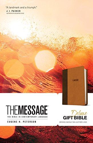 Deluxe Gift Bible - Brown/Tan -LLook