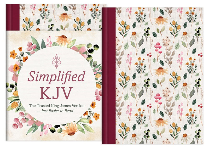 KJV The Simplified Bible-Wildflower Medley Hardcover