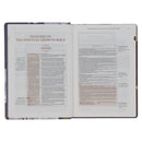 Spiritual Growth Bible Slate-colored