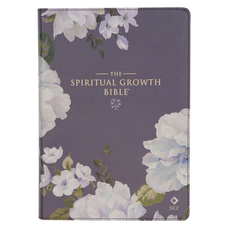 Spiritual Growth Bible Slate-colored