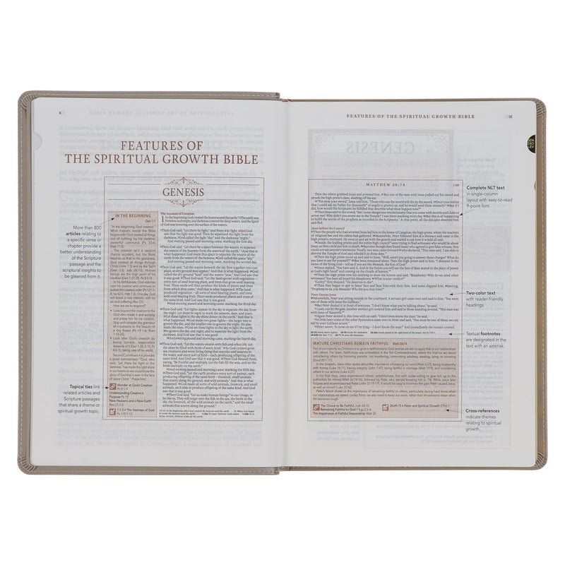 Spiritual Growth Bible Embroidered