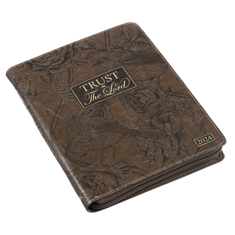 Trust in the Lord Sparrow Faux Leather