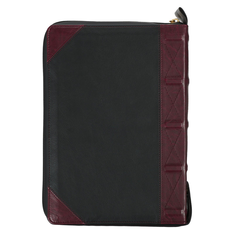 Burgundy and Black Study  Index and Zip