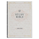 Black Hardcover Large Print Study Bible