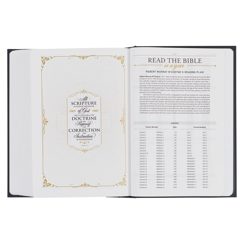 Black Hardcover Study Bible