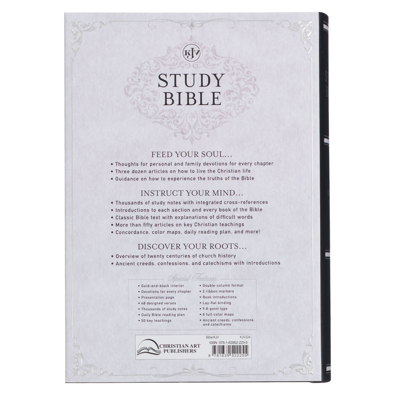 Black Hardcover Study Bible