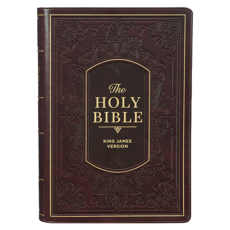 Burgundy Faux Leather Study Bible Index