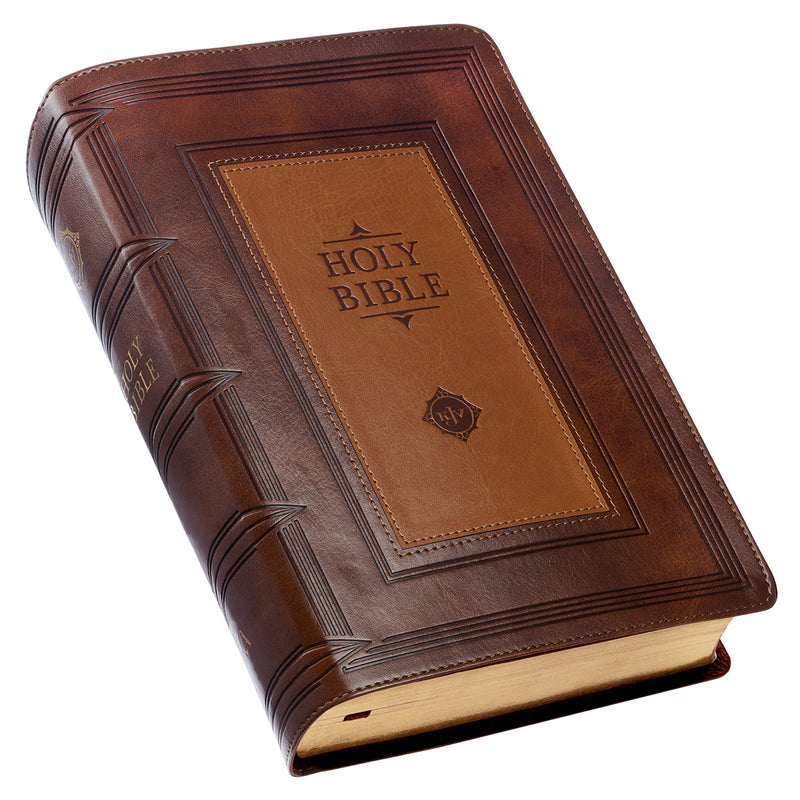 KJV Giant Print brown Standard-size