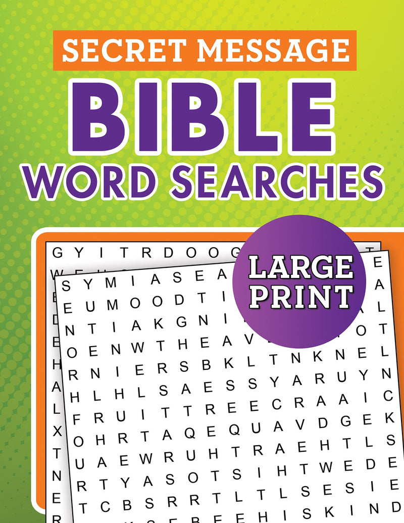 Secret Message Bible Word Searches Large Print