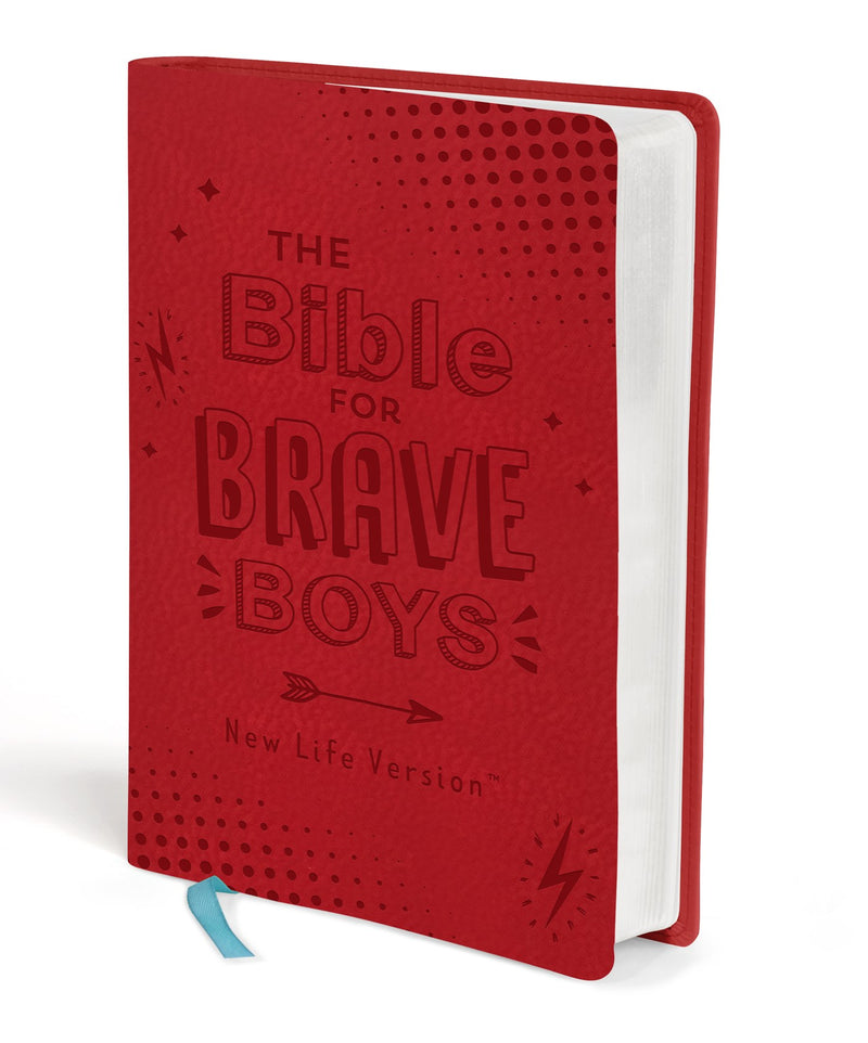 NLV The Bible For Brave Boys-Red DiCarta