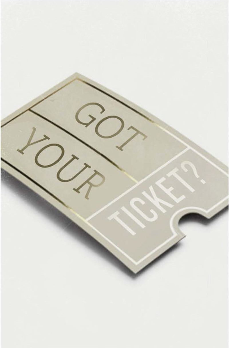 Tract-Got Your Ticket? (ESV) (Pack Of 25)