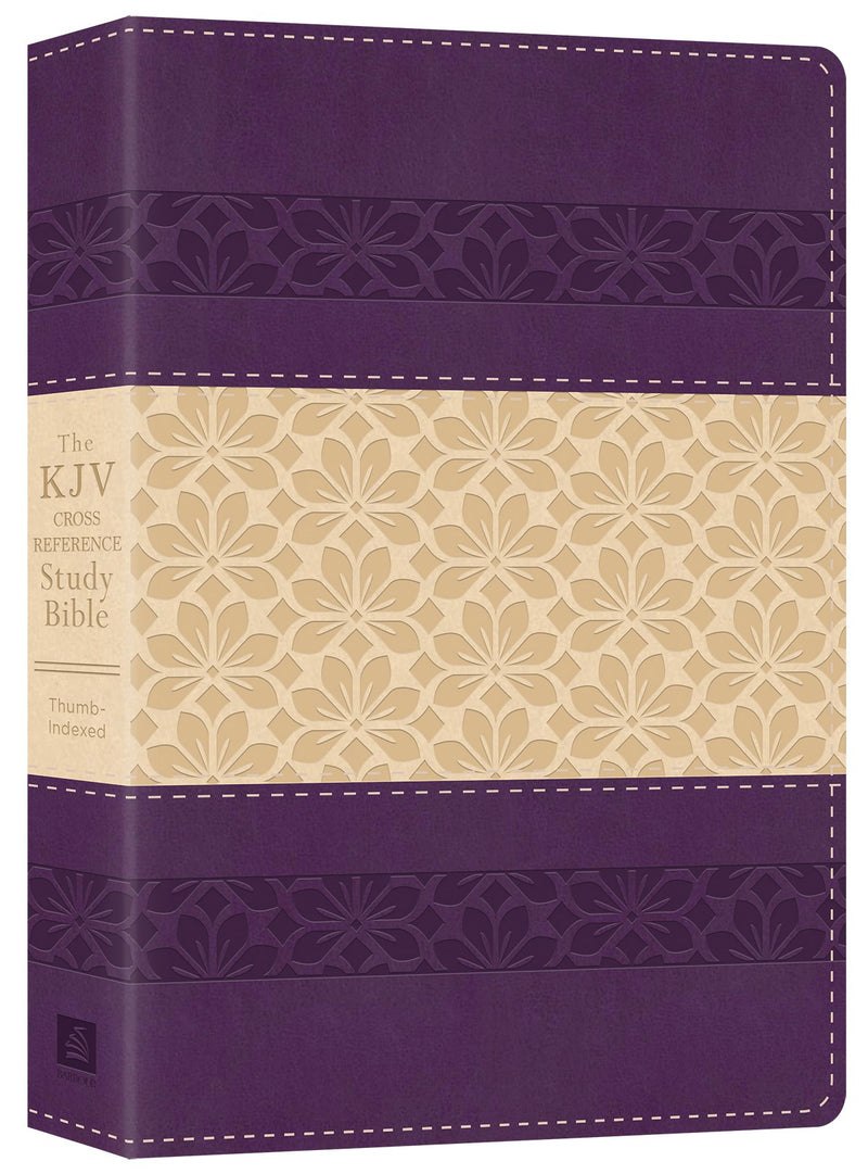 KJV Cross Reference Study Bible-Purple/Rose DiCarta Indexed