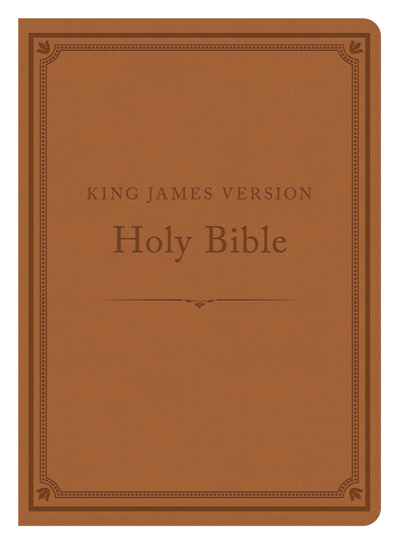 KJV Compact Gift & Award Bible: Reference Edition-Camel DiCarta