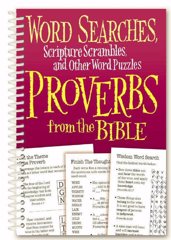 Word Searches... Proverbs From The Bible