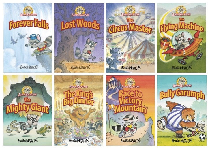 Adventures Of Adam Raccoon 8 Volume Set