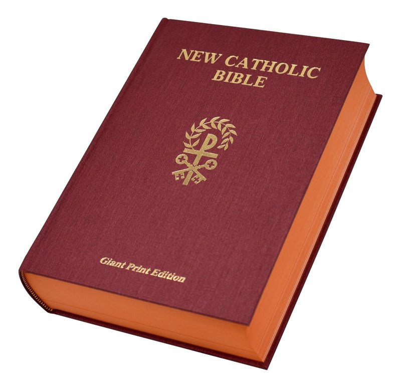 NCB St. Joseph New Catholic Bible Giant Type-Red Hardcover