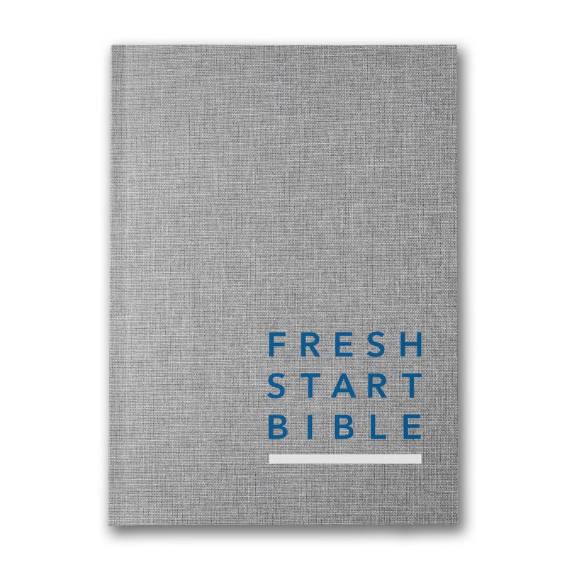 NLT Fresh Start Bible-Linen Hardcover