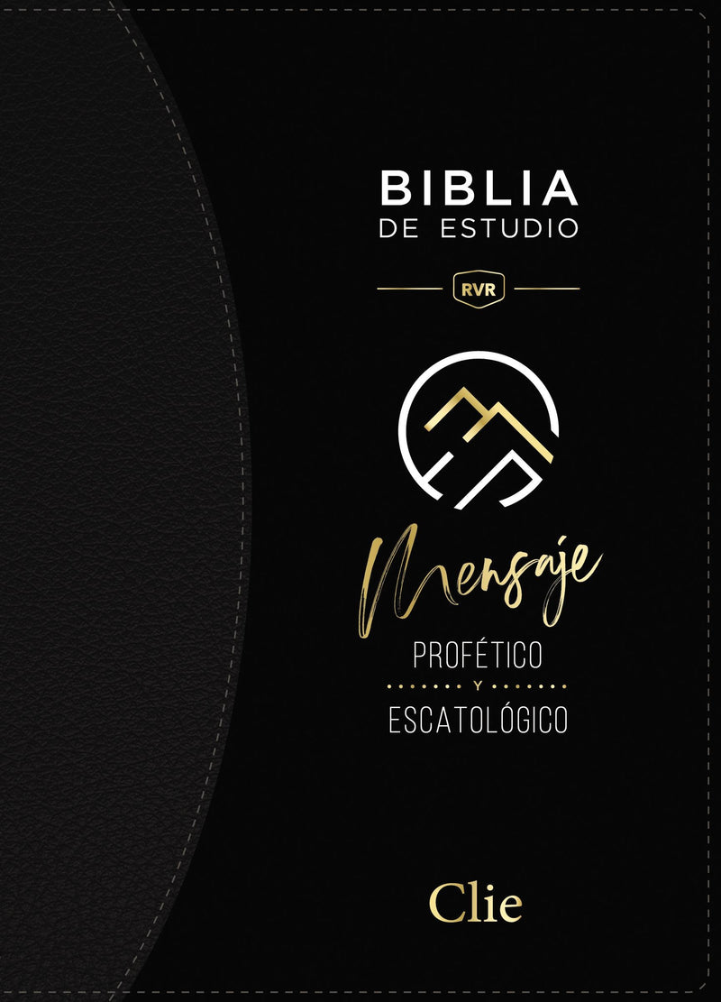 Span-RVR Prophetic Message Study Bible (Biblia De Estudio Del Mensaje Profetico)-Black Leathersoft