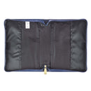 Ik ken de plannen Marineblauw patroon Luxleather