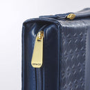 Ik ken de plannen Marineblauw patroon Luxleather