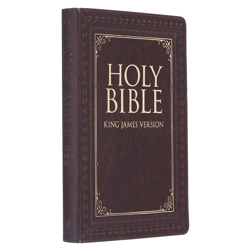 Large Print Thinline Bible - Brown