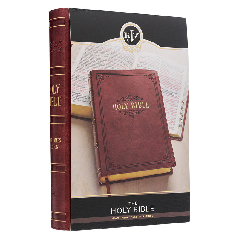 KJV Bible Giant Print burgendy