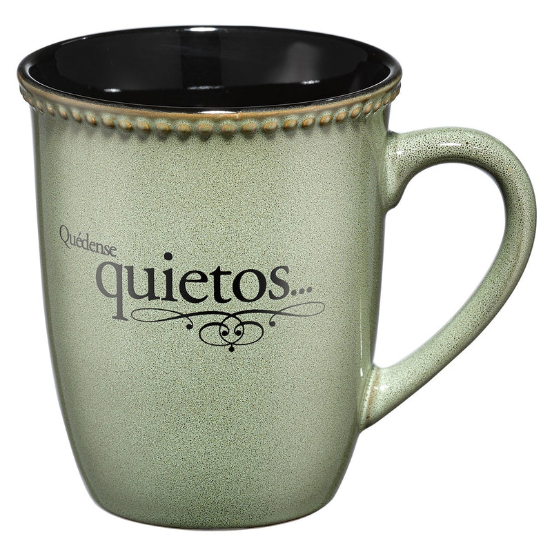 Taza verde Quedense quietos